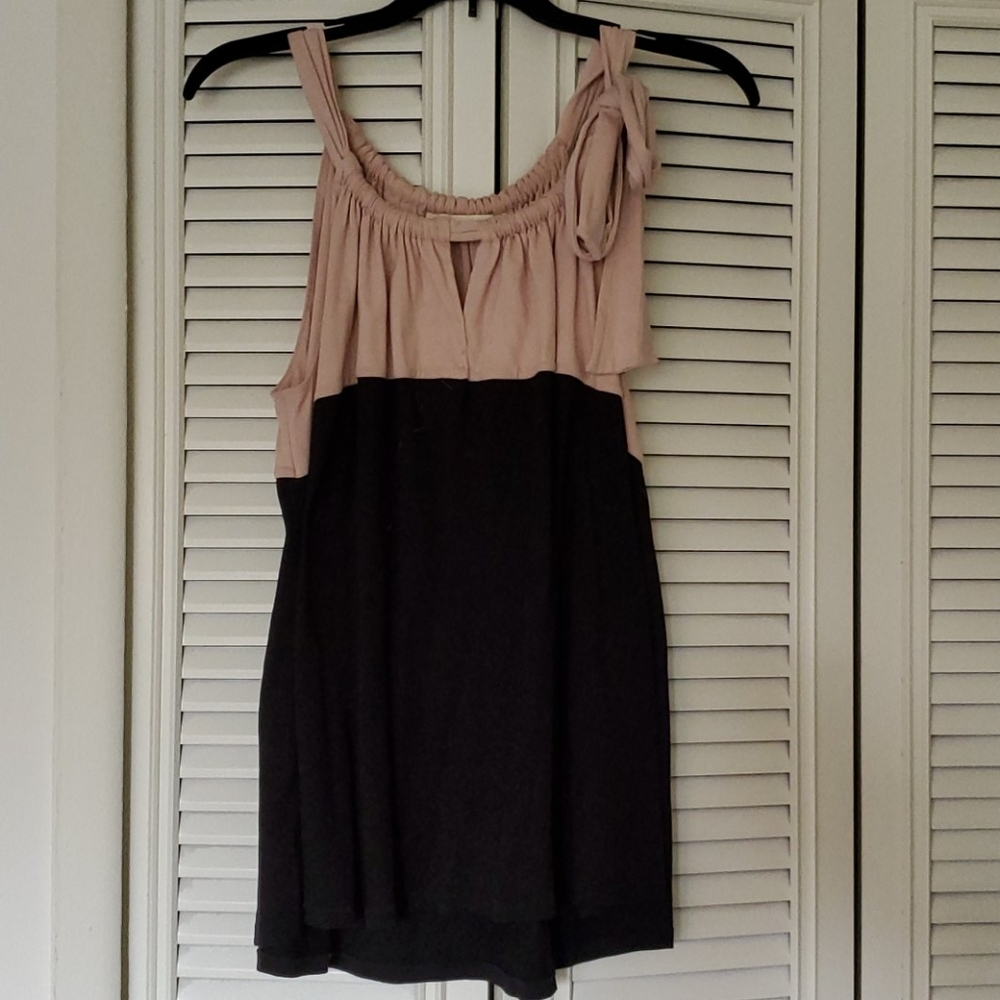 Worn Once! Anthropologie Color Block Top - image 1